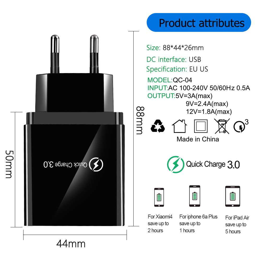 elough-4-usb-ports-eu-us-plug-mobile-phone-charger-usb-charger-android-mobile-tablet-wall-adapter