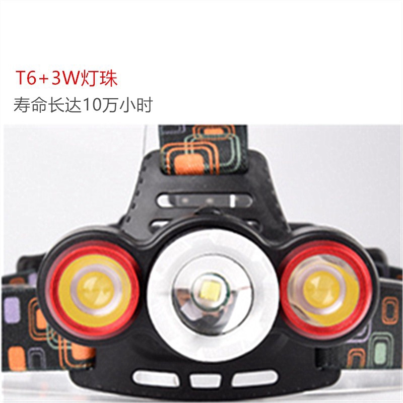 13000lm-18650-หลอด-t6-ไฟฉาย-led-3-ดวง-คาดหัว-แบบปรับมุมได้-power-zoom-headlamp-torch-แบบชาร์จไฟได้ในตัว-ปรับไฟได้3-แบ