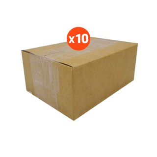 (10ใบ)กล่องไปรษณีย์ กล่องพัสดุ(เบอร์ 00) กระดาษ Ka ไม่พิมพ์ กล่องกระดาษ