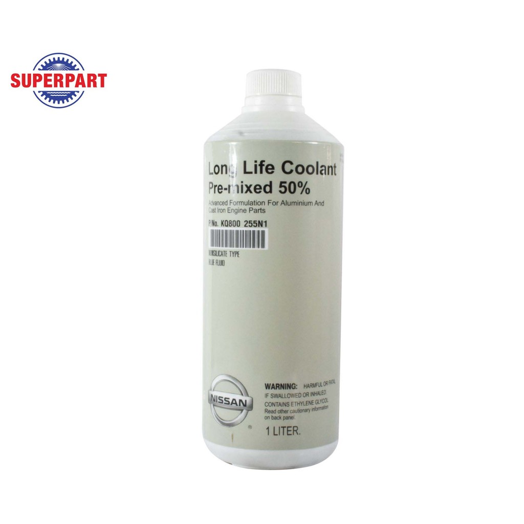 ภาพหน้าปกสินค้าน้ำยาหม้อน้ำ/หล่อเย็น NISSAN LONG LIFE COOLANT (1L /4L) สีฟ้า KQ800-255N1,KQ800-255N4 จากร้าน superpart_official_store บน Shopee