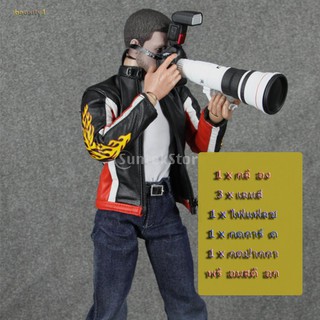ภาพขนาดย่อของสินค้า1/6 Scale DSLR Digital Camera & Lens Set for 12'' Action Figure Accessories