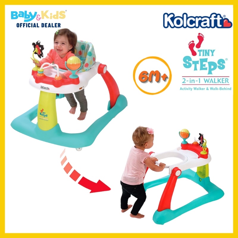 ใหม่-kolcraft-รถหัดเดิน-tiny-steps-2-in-1-activity-walker-รถขาไถ-รถพลักเดิน