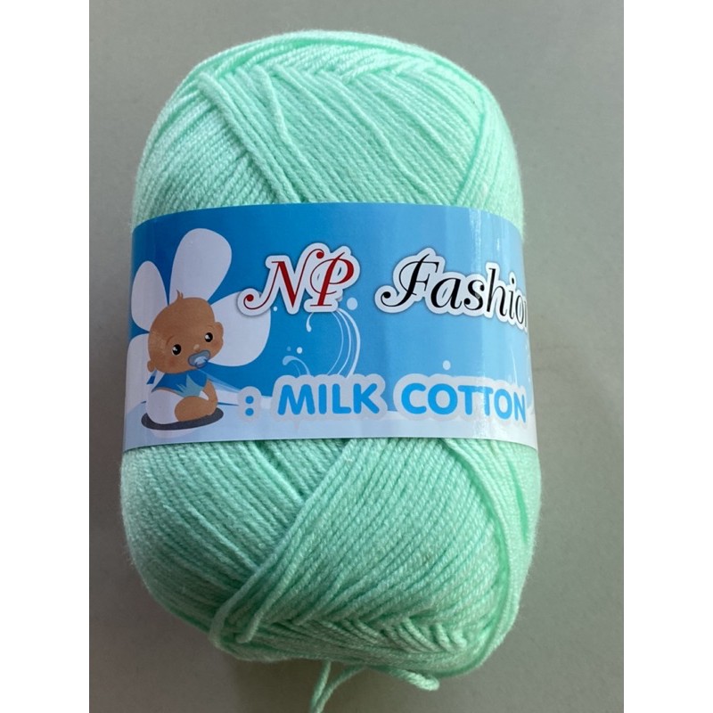 ไหมพรมcotton-milk-np-น้ำหนัก-100-กรัม
