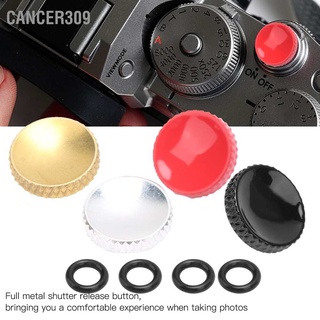 Cancer309 ปุ่มกดชัตเตอร์กล้อง แบบโลหะเว้า สําหรับ Fujifilm X Series 4 ชิ้น