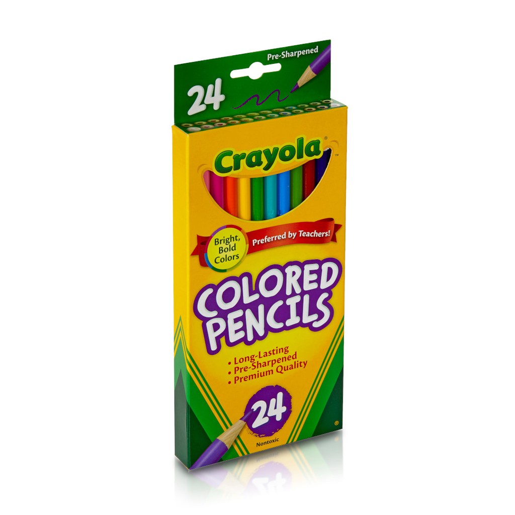 crayola-สีไม้ไร้สารพิษ24แท่ง-24สี