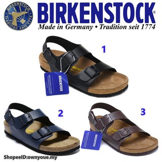 Birkenstock Men/Women Classic Cork Sandals Beach Casual shoes Milano series 34-46