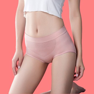 กางเกงในผู้หญิงเอวสูง กระชับ ใส่สบาย สีสวย 3D เก็บพุง หน้าท้อง หุ่น women underwear