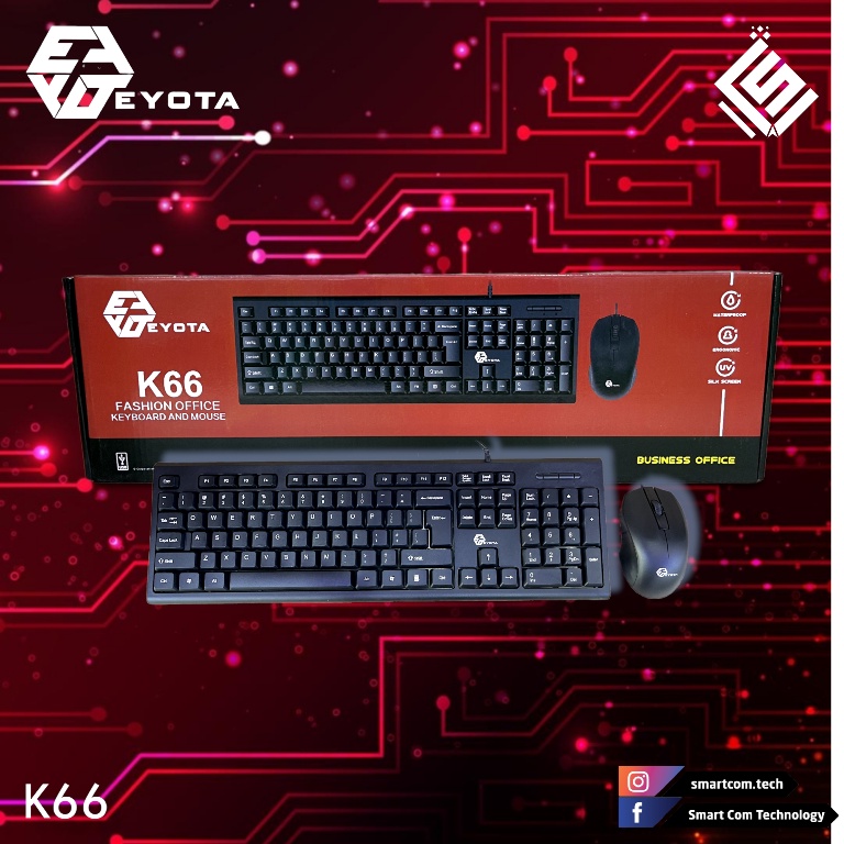 Eyota Combo K66. เมาส์ คีย์บอร์ด Shopee Thailand