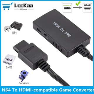 ภาพหน้าปกสินค้าอะแดปเตอร์แปลง N64 เป็น HDMI พร้อมสายเคเบิล USB สําหรับ Nintendo 64 SNES NGC SFC Gamecube ที่เกี่ยวข้อง