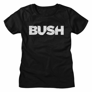 เสื้อยืดโอเวอร์ไซส์ขายดี เสื้อยืดแขนสั้น พิมพ์ลาย Bush SIMPLE-Front สีดํา PHolmh87HKchkb51S-3XL