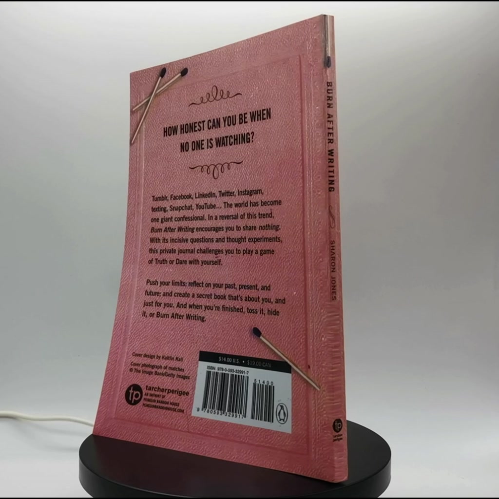 หนังสือภาษาอังกฤษ-burn-after-writing-pink-paperback-by-sharon-jones