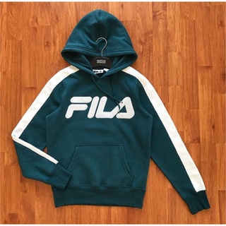 FILA⏸LOGO HOODIE เสื้อฮู้ดแท้⛔️ราคารวมค่าจัดส่งค่ะ⛔️