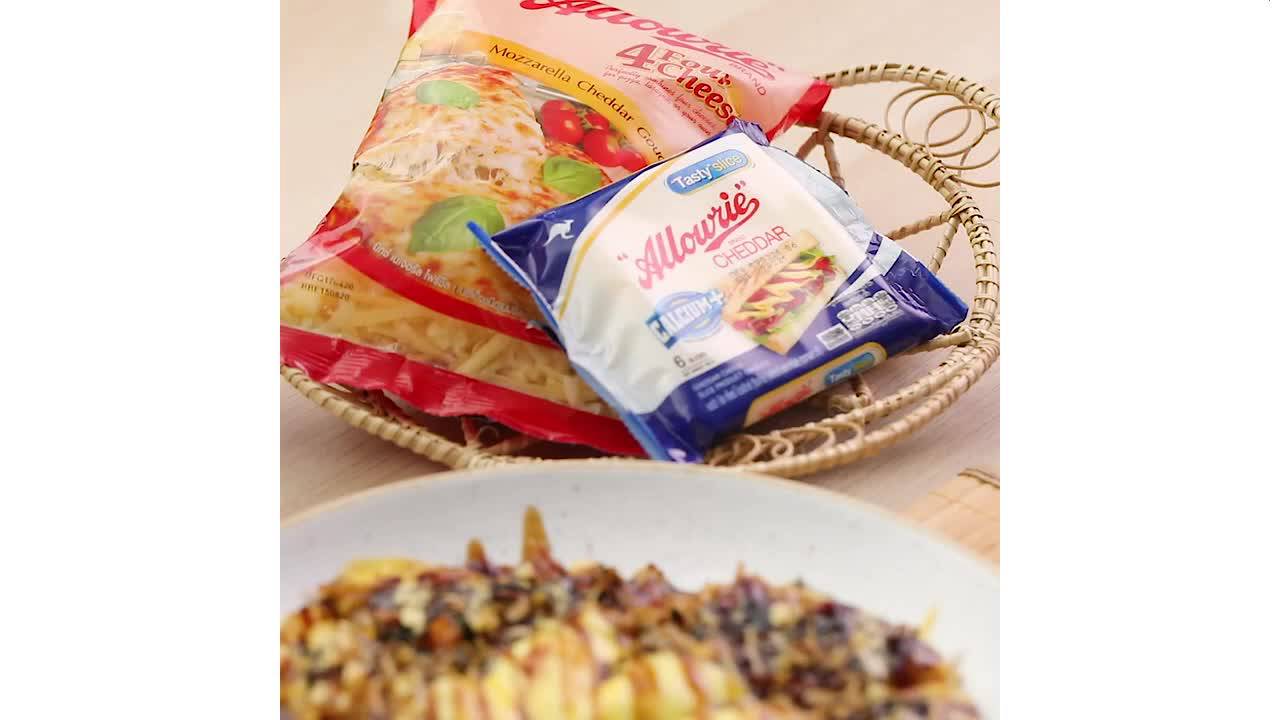 Allowrie Cheese อลาวรี่เชดด้าชีส 12 สไลซ์ IWS ขนาด 250 กรัม | Shopee ...
