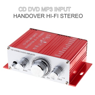 2CH Hi-Fi Car Stereo Amplifier Support CD / DVD / MP3 Input