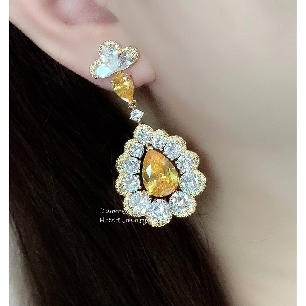 diamond-earring-งานเพชร-cz-แท้-งานสวยมว้ากกกกกถึงมากที่สุดคะ-รุ่นนี้แนะนำเลยค่ะ-เพชรเยอะ-เพชรน้ำขาวมากๆ