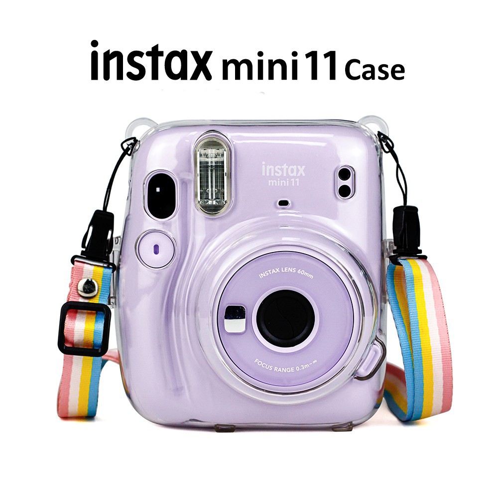 ภาพหน้าปกสินค้าเคสใส instax mini11 แถมสายคล้อง case mini 11 จากร้าน photomart บน Shopee