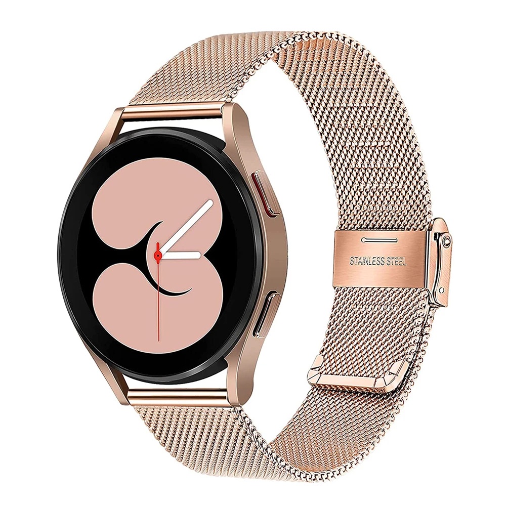 ภาพสินค้าเคส สายนาฬิกาข้อมือ สเตนเลส ตาข่าย สําหรับ Samsung Galaxy Watch 4 44 มม. 40 มม. 4 Classic 42 มม. 46 มม. จากร้าน hiyifut.th บน Shopee ภาพที่ 1