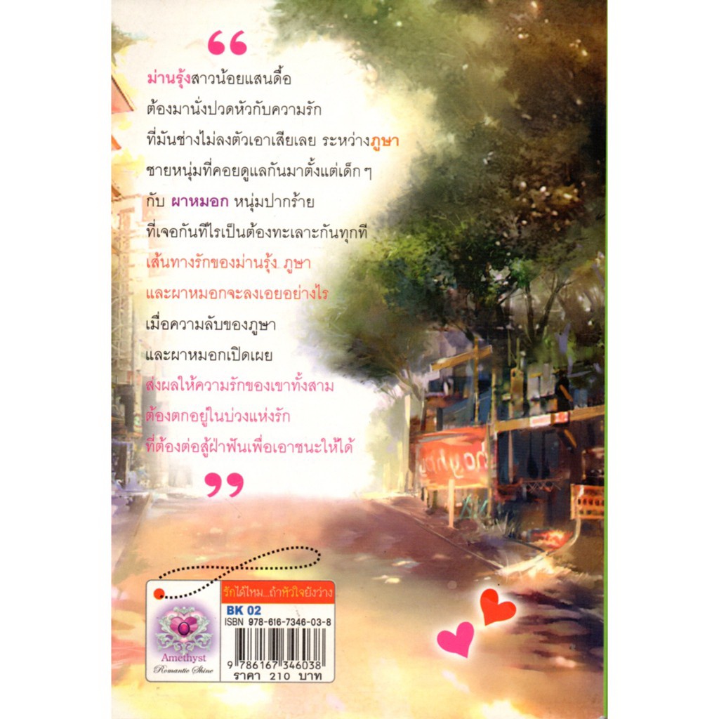 หนังสือ-นิยาย-รักได้ไหม-ถ้าหัวใจยังว่าง-ราคา-210-บาท-ลดเหลือ-59-บาท-นิยาย-นิยาย18-นวนิยาย-นิยายรัก