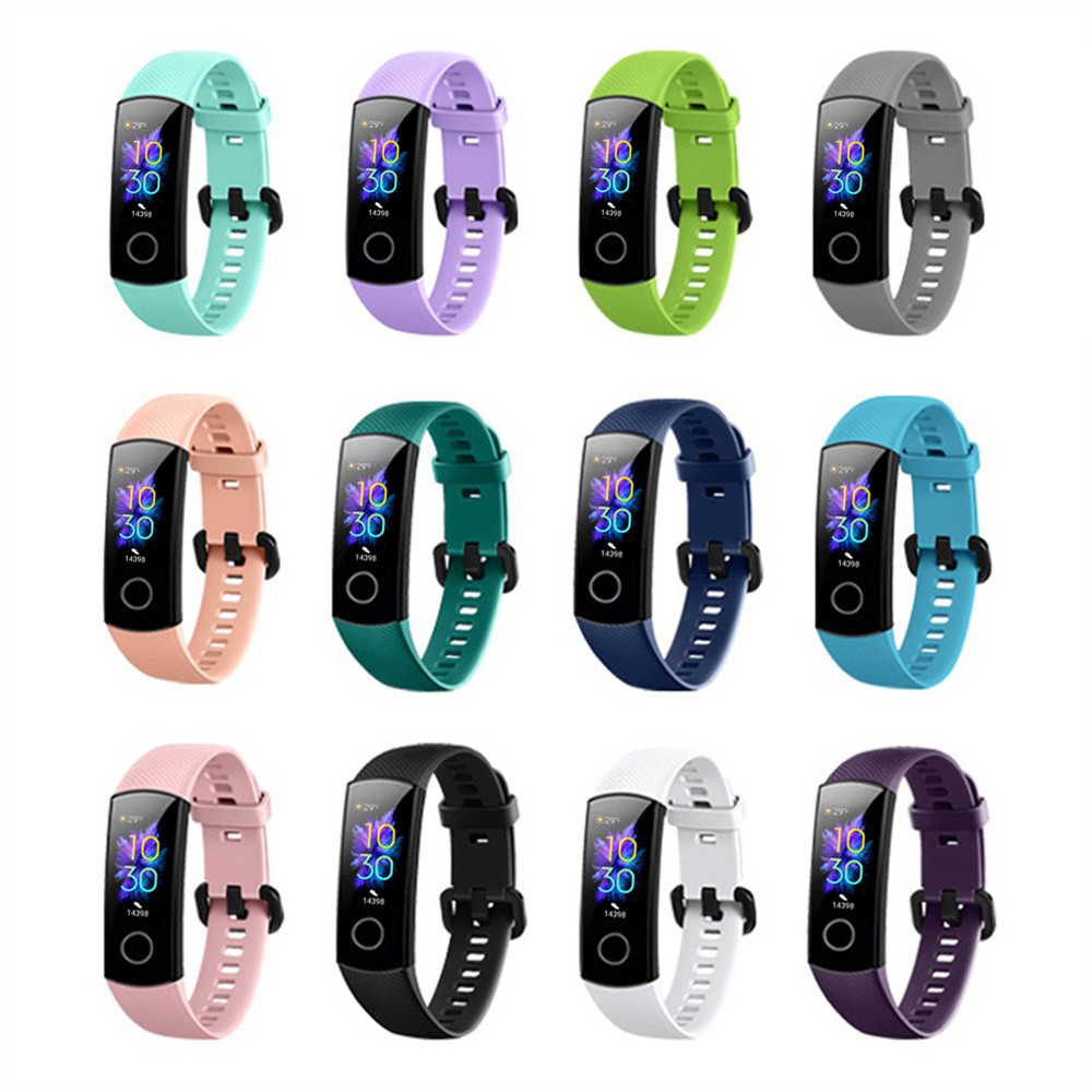 ภาพหน้าปกสินค้าsuqi สายนาฬิกาข้อมือ ซิลิโคน สําหรับ Honor Band 5/4 จากร้าน suqi.th บน Shopee