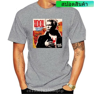 ขายดี เสื้อยืด พิมพ์ลาย Billy Idol Tour สไตล์คลาสสิก สําหรับผู้ชาย