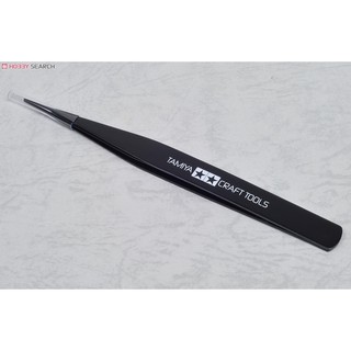 (พร้อมส่ง) แหนบตรง Straight Tweezers Tamiya 74004 ทามิย่า ที่คีบปากตรง