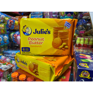 Julie’s Peanut Butter sandwich vs น้ำหนัก180กรัม มี6ซอง