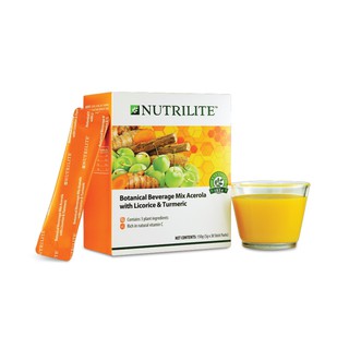 Amway Herbal Mix Nutrilite Botanical Beverage Mix Acerola With Licorice And Turmeric 150g (5g x30 Stick)