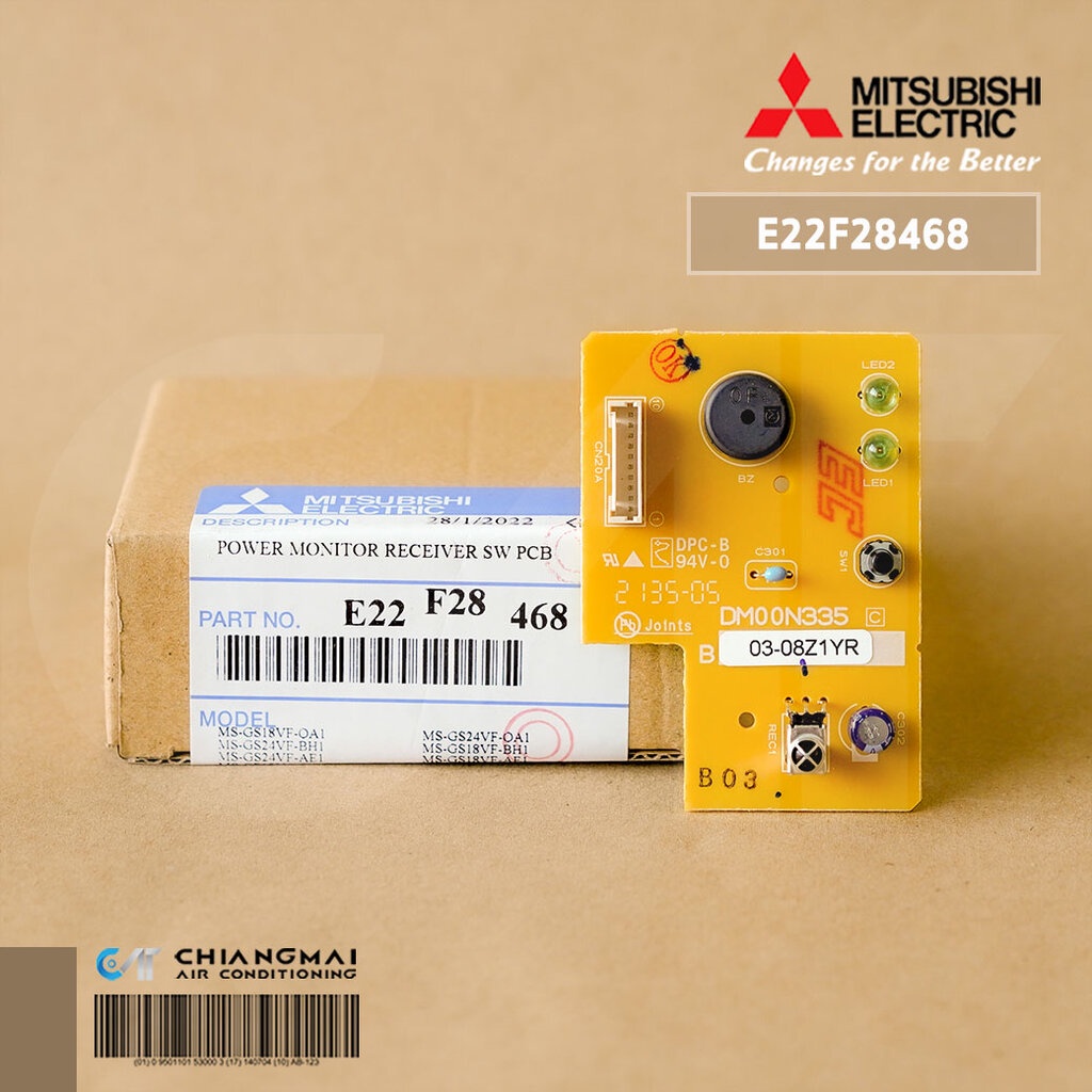 E22F28468 แผงรับสัญญาณรีโมทแอร์ Mitsubishi Electric ตัวรับ E22F28468 แผงรับสัญญาณรีโมทแอร์ Mitsubishi Electric ตัวรับ