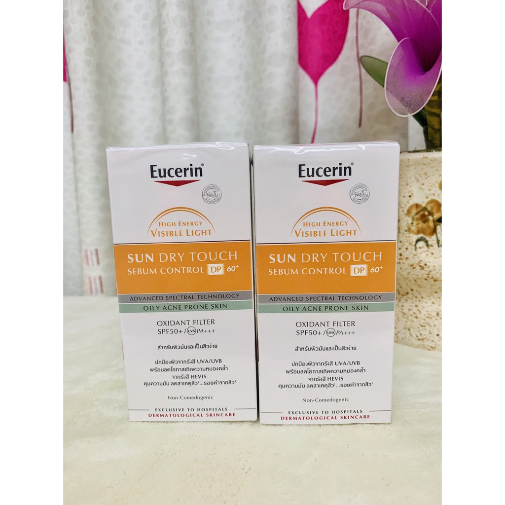 ภาพหน้าปกสินค้าEucerin Sun Dry Touch Sebum Control DP60+ ขนาด 50ml.