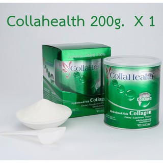 ภาพหน้าปกสินค้าCollaHealth Collagen คอลลาเฮลต์ คอลลาเจนบริสุทธิ์ 200กรัม 1กระป๋อง ที่เกี่ยวข้อง