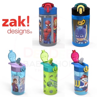 🌟พร้อมส่ง🌟 กระติกน้ำพร้อมหลอดดื่มสำหรับเด็ก Zak! 16 Oz. Reusable Water Bottle with Straw