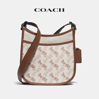 New coach carriage womens bag one shoulder carrying zipper saddle bag 89142