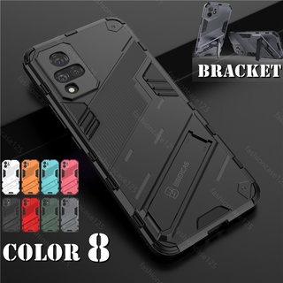 เคสโทรศัพท์กันกระแทกซิลิโคนCase for VIVO V21 5G V 21 Phone Case Hard Armor Shockproof Casing Soft Back Stand Holder Bracket Cover Punk style phone case