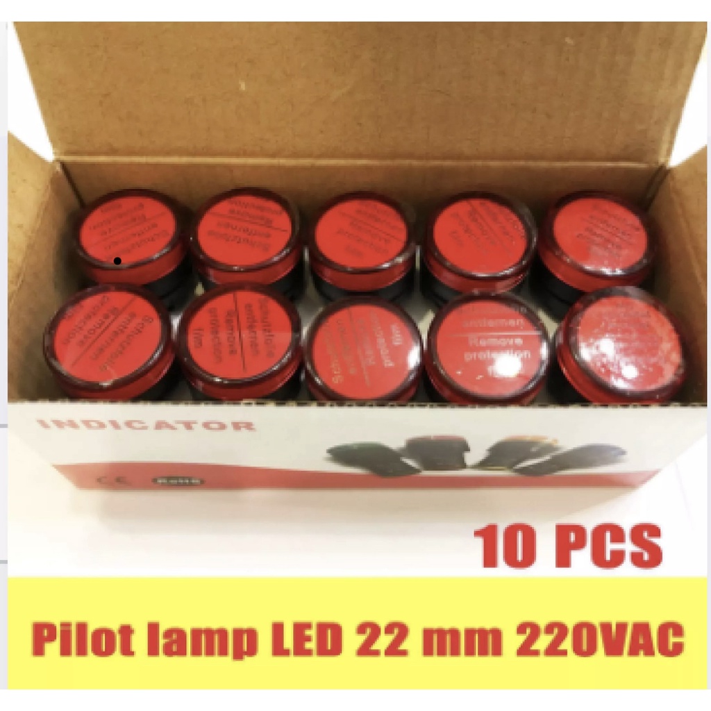 10ชิ้น-pilot-lamp-led-22mm-ไพล็อทแลมป์-ขนาด22มิล