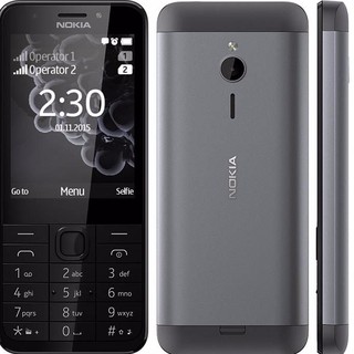 โทรศัพท์มือถือ โนเกียปุ่มกด NOKIA  230 (สีดำ) 2 ซิม จอ 2.8นิ้ว รุ่นใหม่ 2020