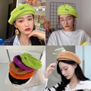 หมวกเบเร่ย์_สีล้วน Cap_Hat ราคาถูก พร้อมส่ง