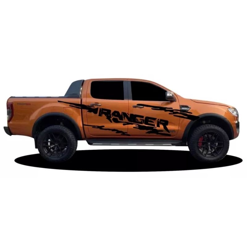 สติ๊กเกอร์แต่งรถกระบะฟอร์ด-สติ๊กเกอร์ลายสาดโคลน-ford-ranger-sticker-ford-ranger-สติ๊กเกอร์ข้างประตู-ford-ranger