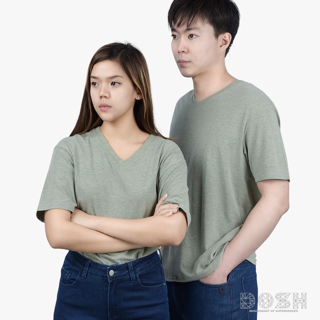 dosh-basic-t-shirts-เสื้อยืดคอวี-สีเขียว-fumt5002-lg