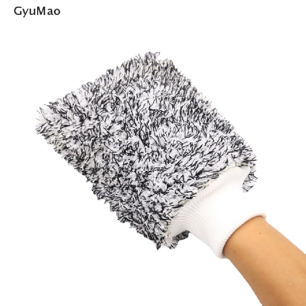 thumbnail image 2 of GADLANE 2-Pack Ultra Soft Microfibre Car Wash Mitts – Noodle Glove Sponge Style 2 of 6