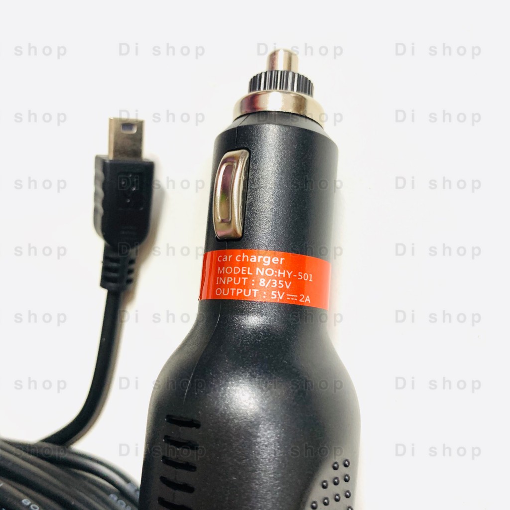 สายชาร์จกล้องติดรถ-สายชาร์จช่องจุดบุรีหัวmini-usb-car-charger