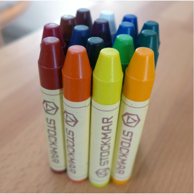 ภาพหน้าปกสินค้าชุดที่2 - สีเทียน ขี้ผึ้งแบบแท่ง สีเดี่ยว Stockmar Wax Stick Crayons - Single Colour ชุดที่2
