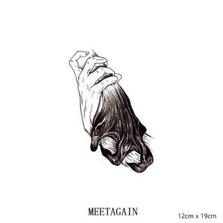 สินค้า 【MEET Magic Tattoo】สติ๊กเกอร์รอยสักชั่วคราวกันน้ํา 12 ซม. X 19 ซม. Xl-009