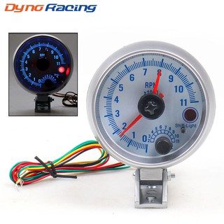 เครื่องวัดรอบเครื่องยนต์รถยนต์ 3.75 นิ้ว 0-11000 Rpm