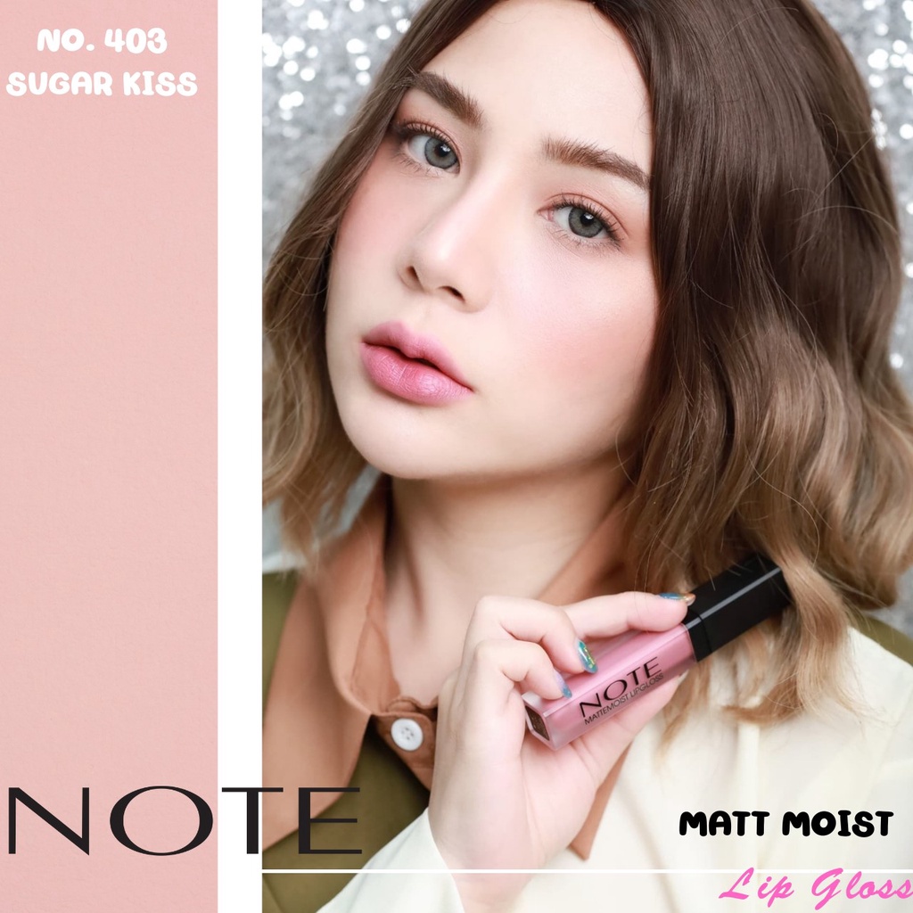mattemoist-lipgloss-403-ลิควิดลิปสติกเนื้อเวลเวท-ปากสวย-ไม่แห้ง-สีสดฉ่ำ-นำเข้าจากฝรั่งเศส