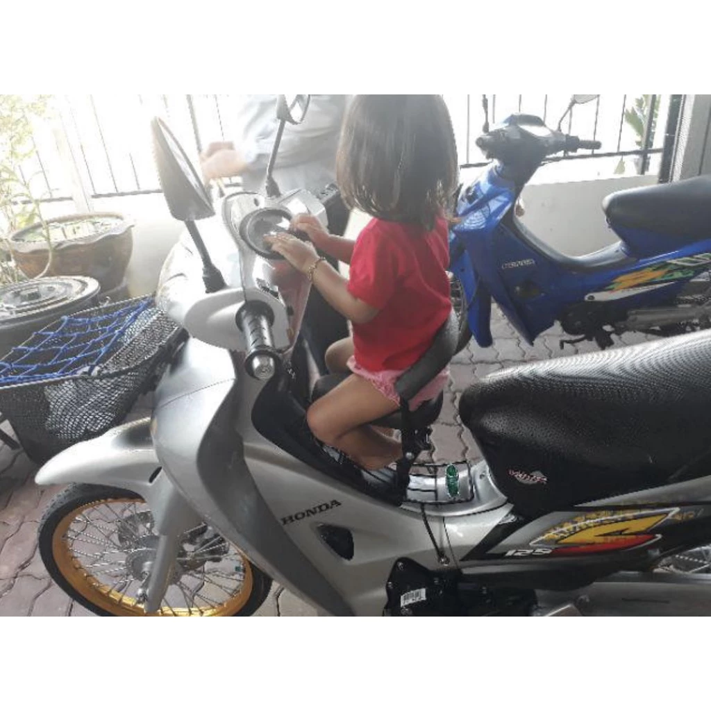 เบาะเด็ก WAVE125 WAVE125S W125R เวฟ125 เวฟ เบาะเด็กนั่ง เบาะนั่งเสริม แถมฟรีสายรัดเอว รูปที่ 2