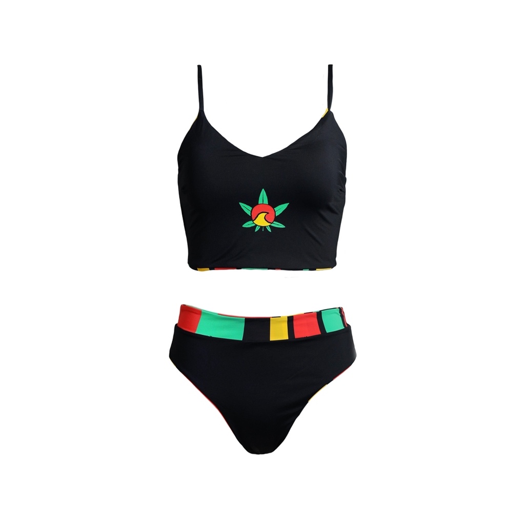 athiya-surfco-ชุดว่ายน้ำ-ทูพีซ-ใส่ได้ทั้ง2ด้าน-jamaica-bikini-บิกินี่-เร้กเก้สไตล์-มีของแถม
