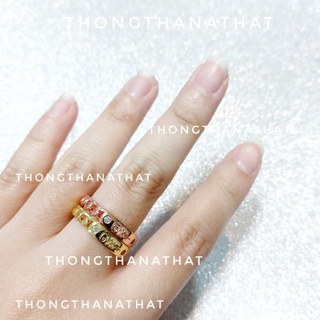 ภาพขนาดย่อของภาพหน้าปกสินค้าแหวนอุณาโลม หวายข้าง ประดับเพชร **ปรับไซต์ได้** แหวนพระอุณาโลม เครื่องหมายแห่งมงคล แหวนมงคล จากร้าน thongthanathat บน Shopee