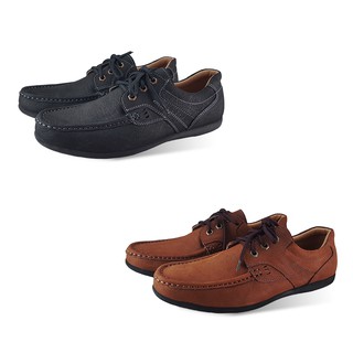 ภาพหน้าปกสินค้าFREEWOOD CASUAL SHOES รองเท้าหนังผูกเชือก รุ่น 79-610 สีดำ / น้่ำตาล (BLACK / BROWN) ที่เกี่ยวข้อง