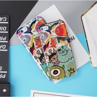 💌 monster blu-ray 📱 i5,5s,se,6,6s,6+,6s+,7,7+,8,8+,x 💸170 บาท 🌿เคสนิ่มคลุมรอบ ผิวมันเงา