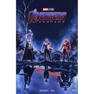 Poster AVENGERS ENDGAME (ขนาดประมาณ 13"*19")